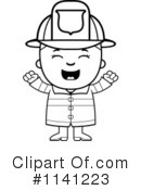 Firefighter Clipart #1141223 by Cory Thoman