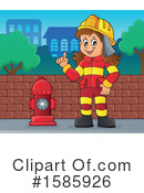 Firefighter Clipart #1585926 by visekart