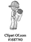 Firefighter Clipart #1687740 by Leo Blanchette