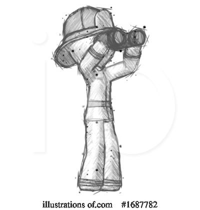 Royalty-Free (RF) Firefighter Clipart Illustration by Leo Blanchette - Stock Sample #1687782