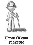 Firefighter Clipart #1687796 by Leo Blanchette