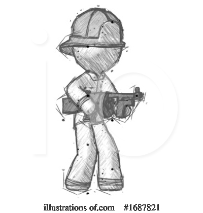 Royalty-Free (RF) Firefighter Clipart Illustration by Leo Blanchette - Stock Sample #1687821