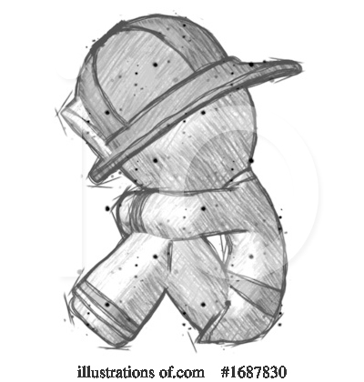 Royalty-Free (RF) Firefighter Clipart Illustration by Leo Blanchette - Stock Sample #1687830