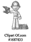 Firefighter Clipart #1687833 by Leo Blanchette