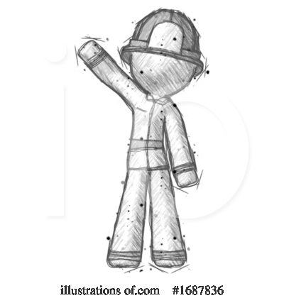 Royalty-Free (RF) Firefighter Clipart Illustration by Leo Blanchette - Stock Sample #1687836