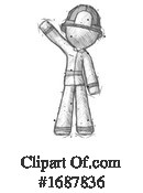 Firefighter Clipart #1687836 by Leo Blanchette