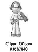 Firefighter Clipart #1687840 by Leo Blanchette