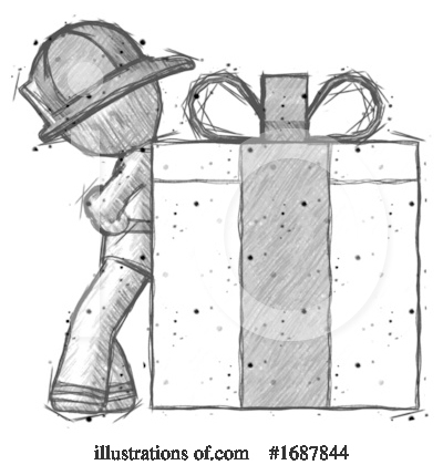 Royalty-Free (RF) Firefighter Clipart Illustration by Leo Blanchette - Stock Sample #1687844