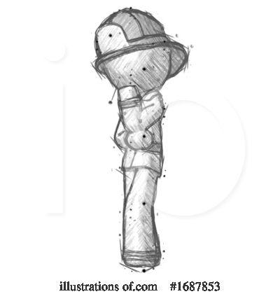 Royalty-Free (RF) Firefighter Clipart Illustration by Leo Blanchette - Stock Sample #1687853