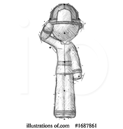 Royalty-Free (RF) Firefighter Clipart Illustration by Leo Blanchette - Stock Sample #1687861
