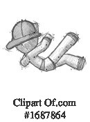 Firefighter Clipart #1687864 by Leo Blanchette