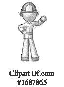 Firefighter Clipart #1687865 by Leo Blanchette