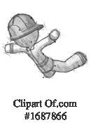 Firefighter Clipart #1687866 by Leo Blanchette