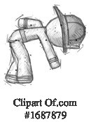 Firefighter Clipart #1687879 by Leo Blanchette