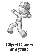 Firefighter Clipart #1687882 by Leo Blanchette