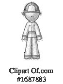 Firefighter Clipart #1687883 by Leo Blanchette