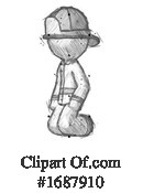 Firefighter Clipart #1687910 by Leo Blanchette