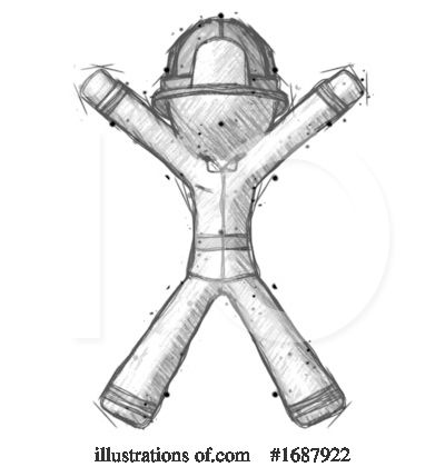 Royalty-Free (RF) Firefighter Clipart Illustration by Leo Blanchette - Stock Sample #1687922