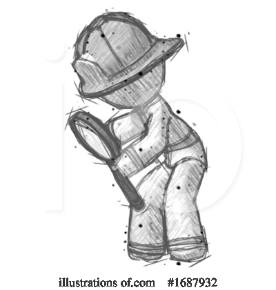 Royalty-Free (RF) Firefighter Clipart Illustration by Leo Blanchette - Stock Sample #1687932