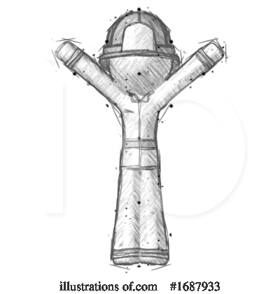 Royalty-Free (RF) Firefighter Clipart Illustration by Leo Blanchette - Stock Sample #1687933