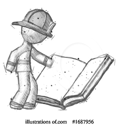 Royalty-Free (RF) Firefighter Clipart Illustration by Leo Blanchette - Stock Sample #1687956
