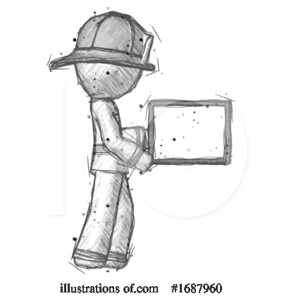 Royalty-Free (RF) Firefighter Clipart Illustration by Leo Blanchette - Stock Sample #1687960