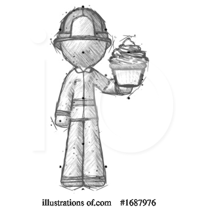 Royalty-Free (RF) Firefighter Clipart Illustration by Leo Blanchette - Stock Sample #1687976