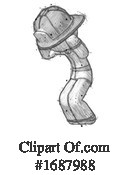 Firefighter Clipart #1687988 by Leo Blanchette
