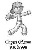 Firefighter Clipart #1687998 by Leo Blanchette