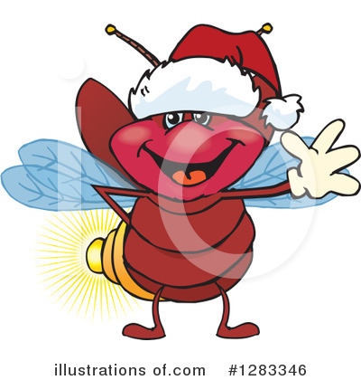 Royalty-Free (RF) Firefly Clipart Illustration by Dennis Holmes Designs - Stock Sample #1283346