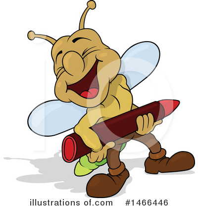 Royalty-Free (RF) Firefly Clipart Illustration by dero - Stock Sample #1466446