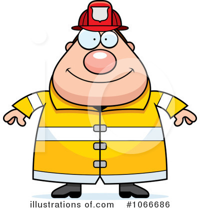 Firefighter Clipart #1066686 by Cory Thoman