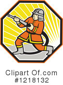 Fireman Clipart #1218132 by patrimonio