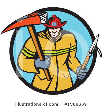 Fire Department Clipart #1388669 by patrimonio