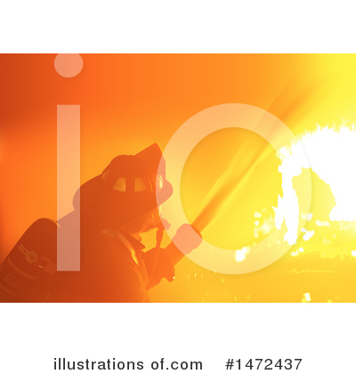 Royalty-Free (RF) Fireman Clipart Illustration by dero - Stock Sample #1472437