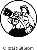 Fireman Clipart #1715964 by patrimonio