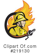 Fireman Clipart #219130 by patrimonio