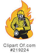 Fireman Clipart #219224 by patrimonio
