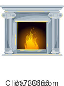 Fireplace Clipart #1733666 by Vector Tradition SM
