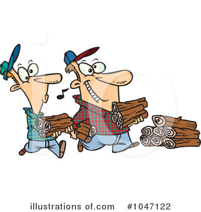 Firewood Clipart #1047122 by toonaday