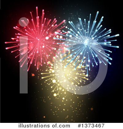 Fireworks Clipart #1373467 by KJ Pargeter