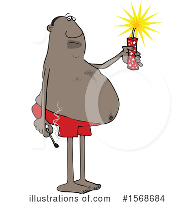 Fat Man Clipart #1568684 by djart