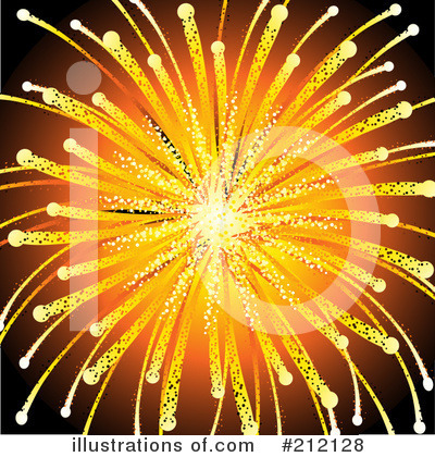 Royalty-Free (RF) Fireworks Clipart Illustration by elaineitalia - Stock Sample #212128