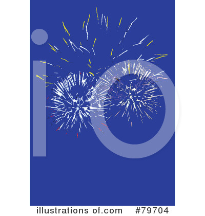 Royalty-Free (RF) Fireworks Clipart Illustration by Snowy - Stock Sample #79704