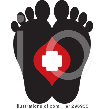 Foot Clipart #1296935 by Lal Perera