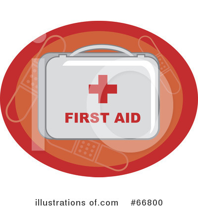 Royalty-Free (RF) First Aid Kit Clipart Illustration by Prawny - Stock Sample #66800