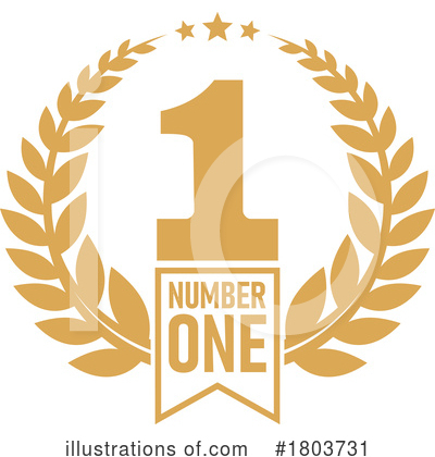 Number One Clipart #1803731 by Vector Tradition SM