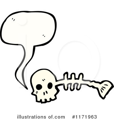 Royalty-Free (RF) Fish Bone Clipart Illustration by lineartestpilot - Stock Sample #1171963