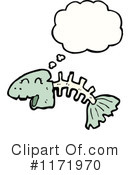 Fish Bone Clipart #1171970 by lineartestpilot