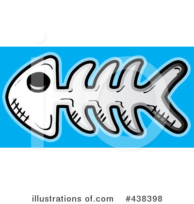 Royalty-Free (RF) Fish Bone Clipart Illustration by Cory Thoman - Stock Sample #438398